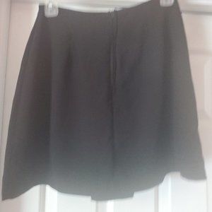 Black Flowy Mini Skirt